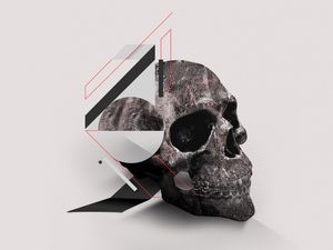 MODERN NICKEL SKULL