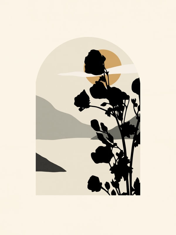 MINIMAL TROPICAL LANDSCAPE 03