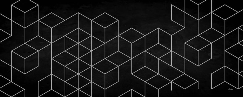 GEOMETRIC GAME ON BLACK TEXTURE