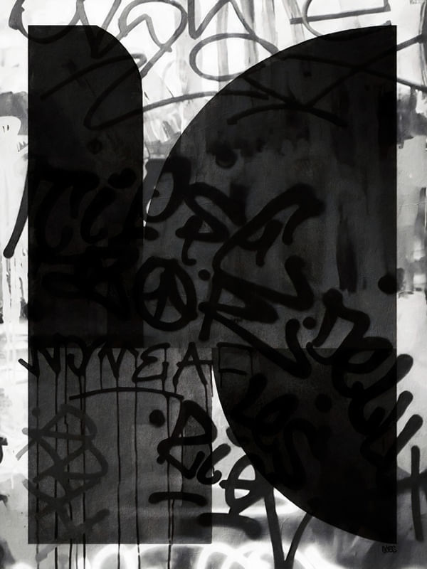 MINIMALISMO GEOMETRICO COM GRAFITE