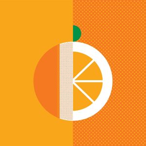 GEOMETRIC ORANGE