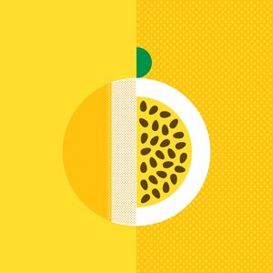 GEOMETRIC PASSION FRUIT