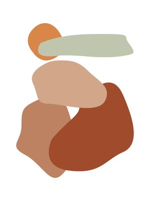 TONS TERROSOS EM FORMAS ORGÂNICAS