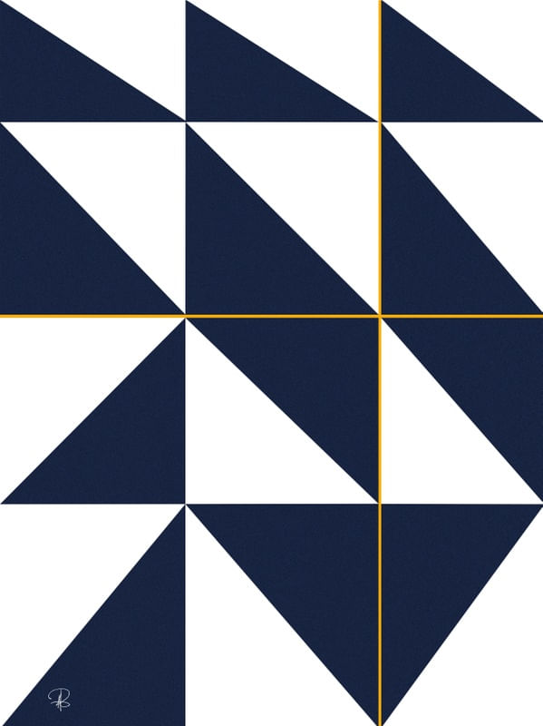 TRIANGULAR AZUL