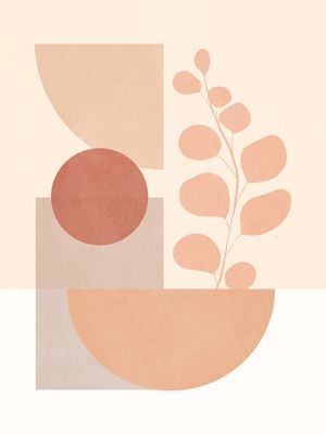 BOTANICAL MINIMAL GEOMETRIC SHAPES 5