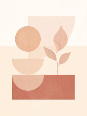 BOTANICAL MINIMAL GEOMETRIC SHAPES 7