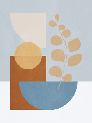 BOTANICAL MINIMAL GEOMETRIC SHAPES 2