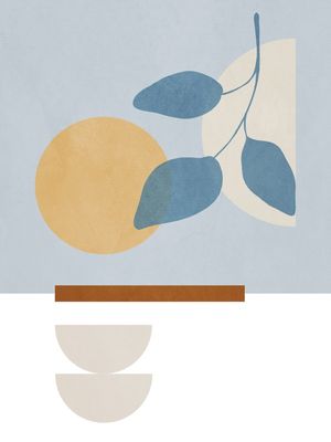 BOTANICAL MINIMAL GEOMETRIC SHAPES 3