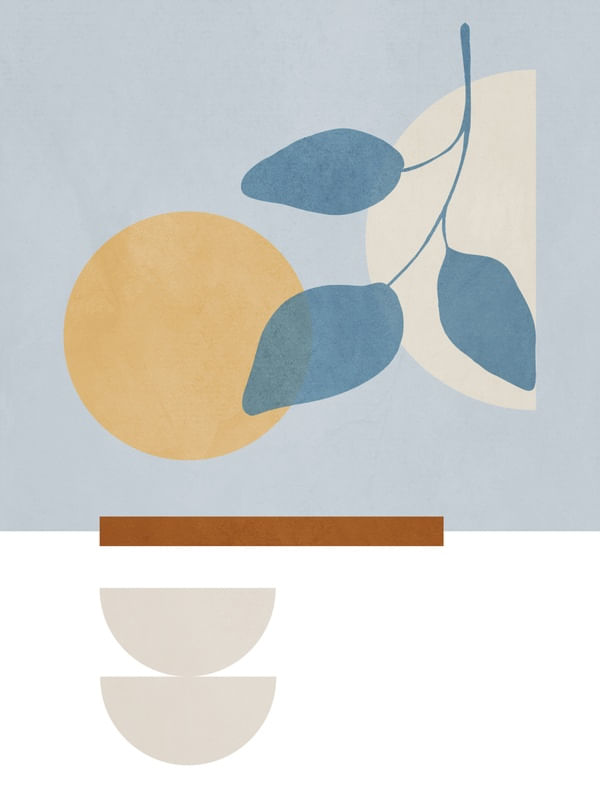 BOTANICAL MINIMAL GEOMETRIC SHAPES 3