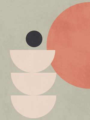 ABSTRACT GEOMETRIC SHAPES 3 L