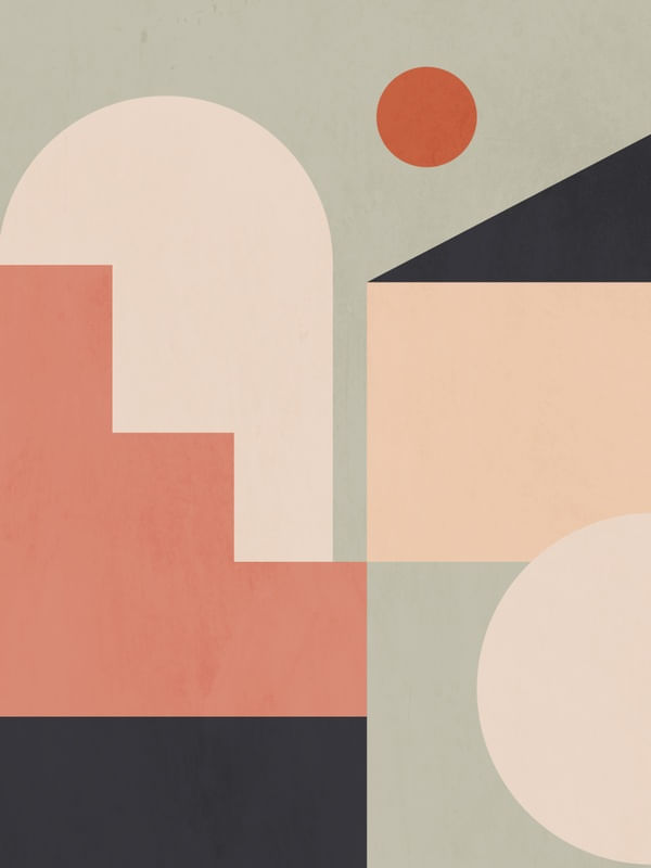 ABSTRACT GEOMETRIC SHAPES 5 L