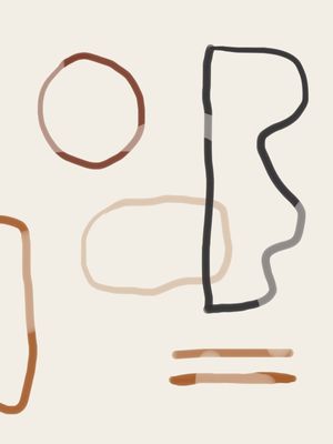 MINIMAL ABSTRAC LINE SHAPES