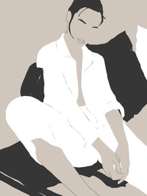 MINIMALIST GIRL ILLUSTRATION 10