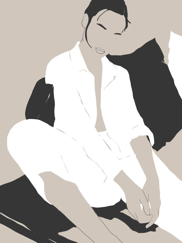 MINIMALIST GIRL ILLUSTRATION 10