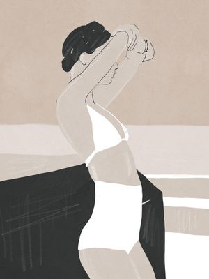 MINIMALIST GIRL ILLUSTRATION -SUMMER DAY 4