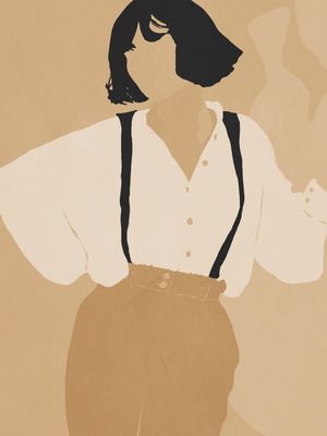 MINIMALIST GIRL ILLUSTRATION 5