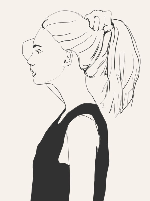 GIRL SKETCH ART 3