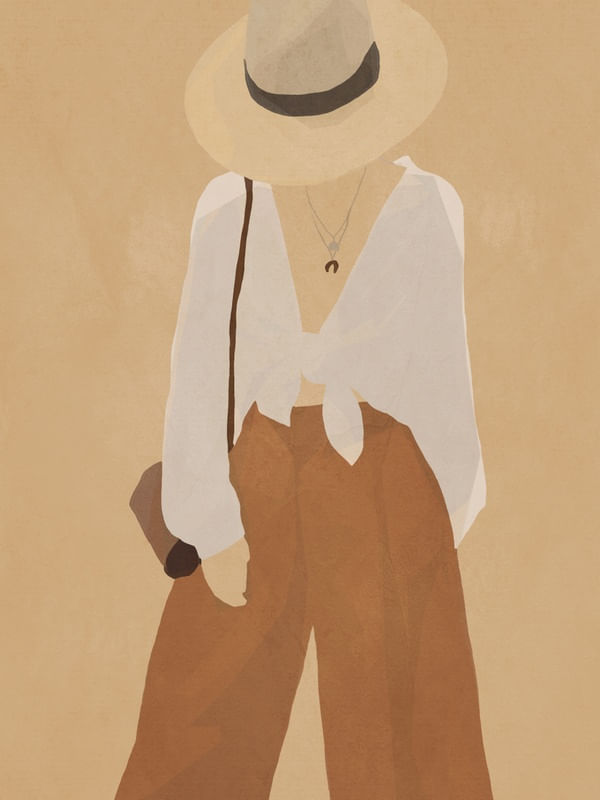 MINIMALIST GIRL ILLUSTRATION 7