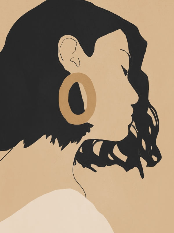 MINIMALIST GIRL ILLUSTRATION 6