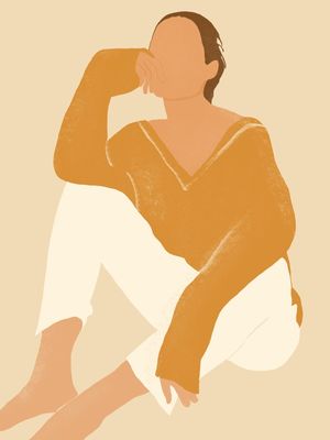 MINIMAL GIRL ILLUSTRATION