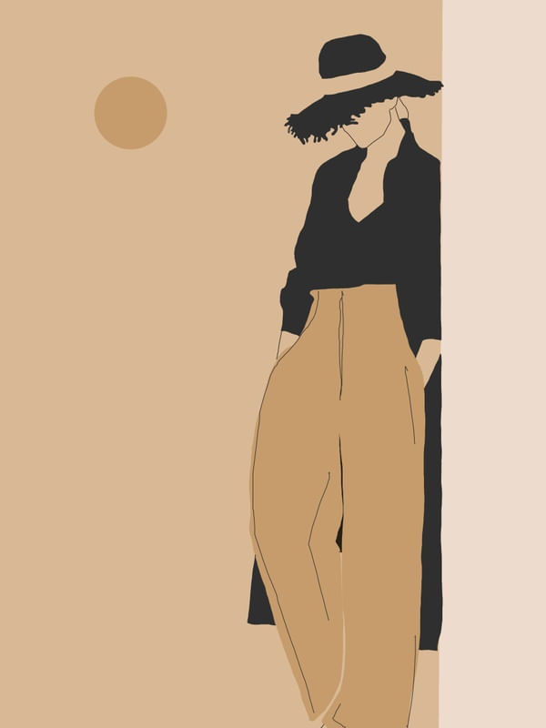 MINIMALIST GIRL ILLUSTRATION 3