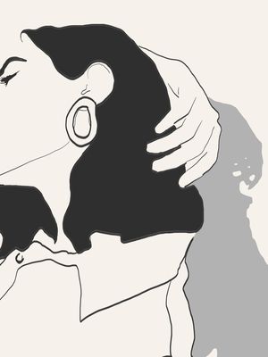 MINIMALIST GIRL ILLUSTRATION