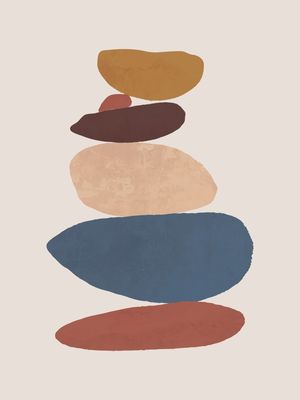 ABSTRACT ART STONES 2