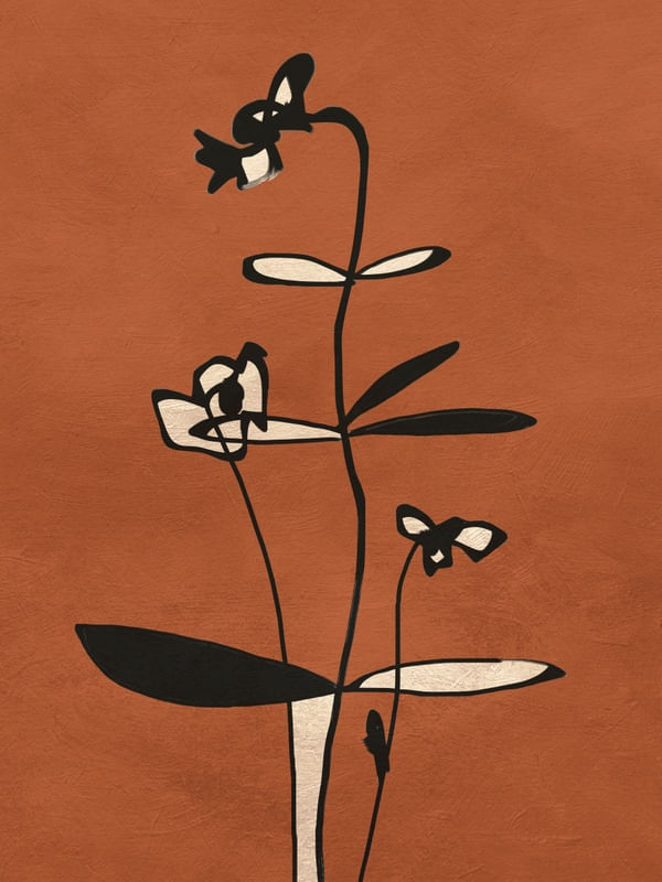 ABSTRACT PLANT SKETCH ART 2