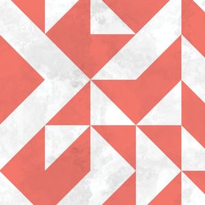 BAUHAUS GEOMETRIC RED II