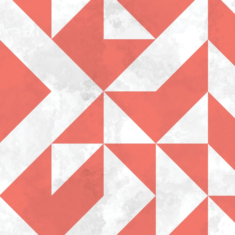 BAUHAUS GEOMETRIC RED II