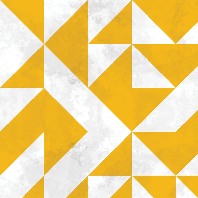 BAUHAUS GEOMETRIC YELLOW IV