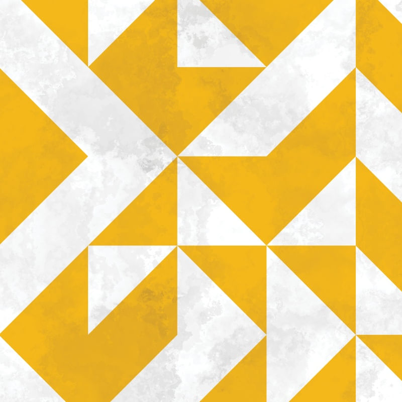 BAUHAUS GEOMETRIC YELLOW VIII