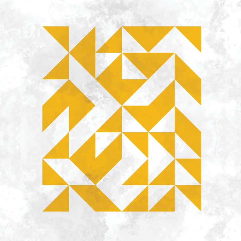 BAUHAUS GEOMETRIC YELLOW II
