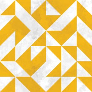 BAUHAUS GEOMETRIC YELLOW III