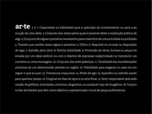 DEFINIÇÕES: ARTE