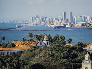 PORTO DO RECIFE VISTO DE OLINDA - ALTO DA SÉ