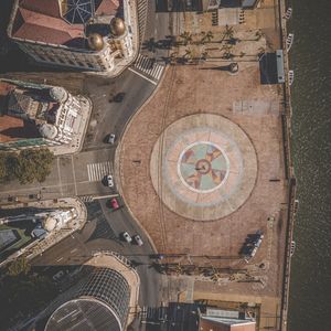 MARCO ZERO VISTO DO ALTO - DRONE - AÉREA