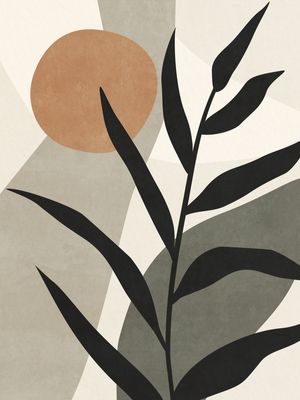 MINIMAL TROPICAL LEAF 05