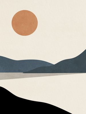 MINIMAL TROPICAL LANDSCAPE 06