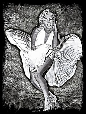 MARILYN MONROE - NANQUIM