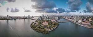 IMAGEM AÉREA DO PALÁCIO CAMPO DAS PRINCESAS - GOVERNO DO ESTADO - PERNAMBUCO - DRONE