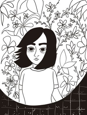 A MENINA E AS PLANTAS