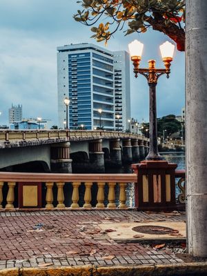 LUMINÁRIA ANTIGA NA PONTE DO RECIFE