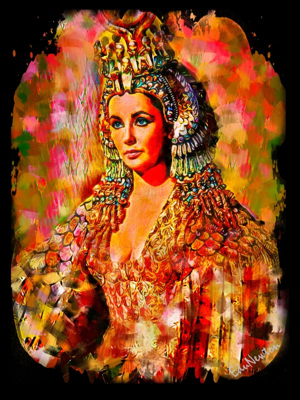 ELIZABETH TAYLOR CLEÓPATRA - ARTE MODERNA