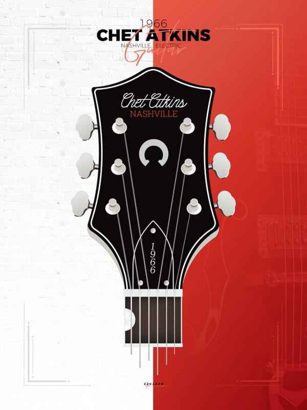 G. CHET ATKINS NASHVILLE - HEADSTOCK COLLECTION
