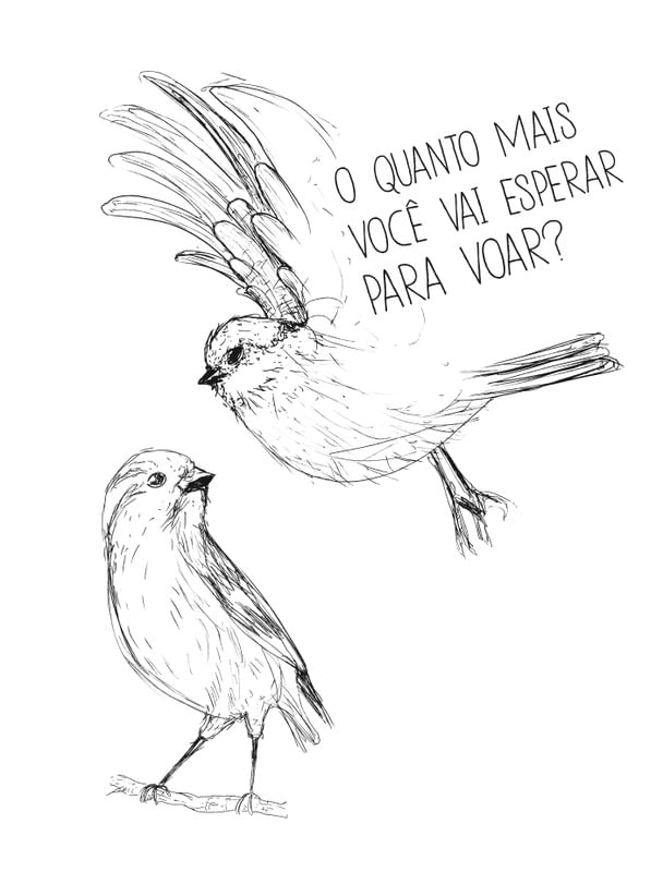 O QUANTO MAIS VOCÊ VAI ESPERAR PARA VOAR?