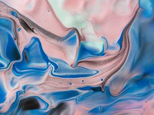 HORIZONTAL - ACRÍLICO AZUL E ROSA