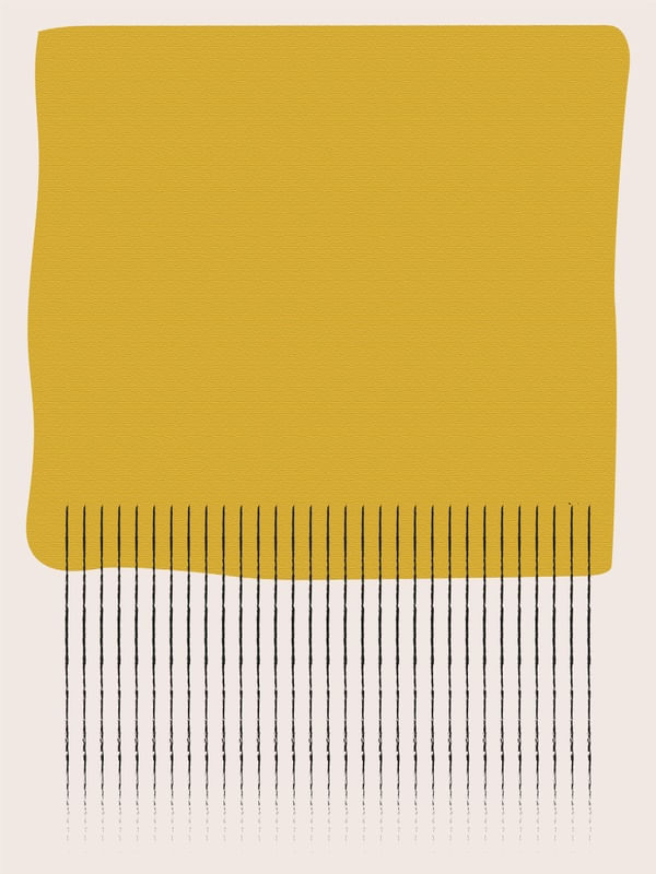 ABSTRATO AMARELO LISTRAS
