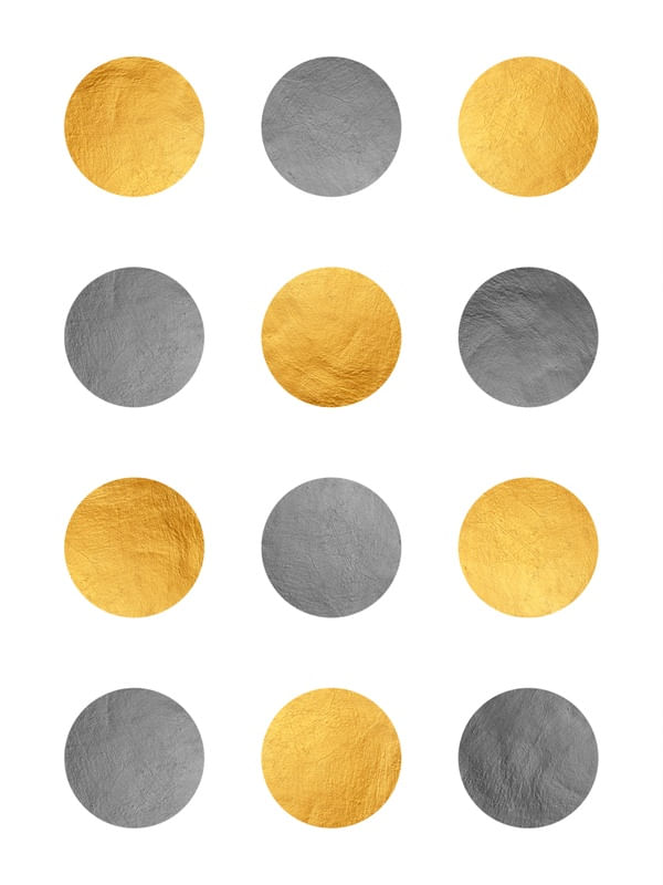 GOLD AND GREY