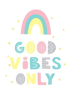 ARCO ÍRIS GOOD VIBES ONLY